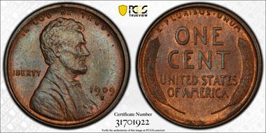 1909-S VDB 1C MS64BN