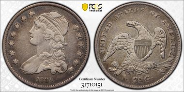 1831 25C Small Letters VF25