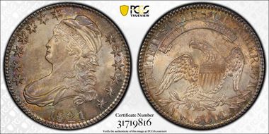 1821 50C O-101a MS64