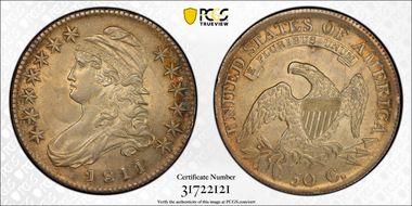 1811 50C O-111a AU55