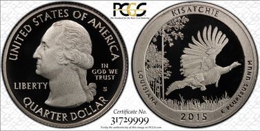 2015-S 25C Kisatchie NP PR70DCAM