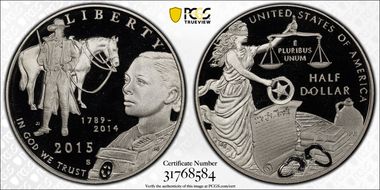 2015-S 50C U.S. Marshals Service First Strike PR70DCAM