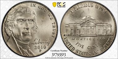 2010-P 5C MS66FS