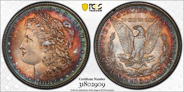 1882 $1 MS67