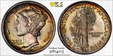 1926-D 10C MS67+ FB