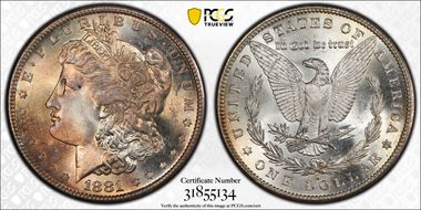 1881-S $1 MS66