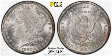 1880-CC $1 MS66