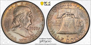 1959-D 50C MS65FBL