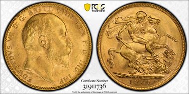 1905-P Sov S-3972 MS63+