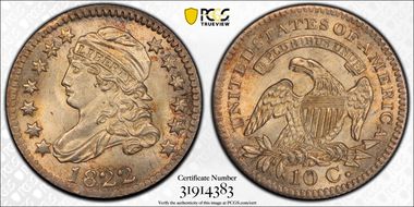1822 10C JR-1 MS66