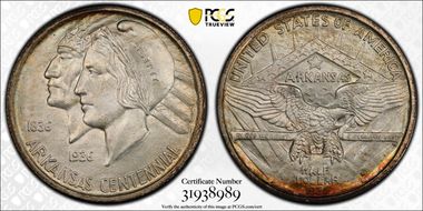 1935-S 50C Arkansas MS67