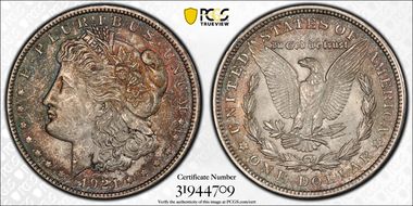 1921 $1 Morgan MS64