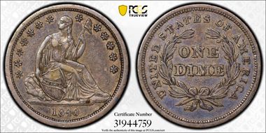 1840 10C No Drapery, F-104 XF45