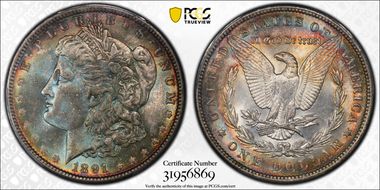 1891 $1 MS65+
