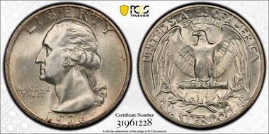 1936 25C MS67