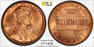 1960-D 1C Small Date MS67RD
