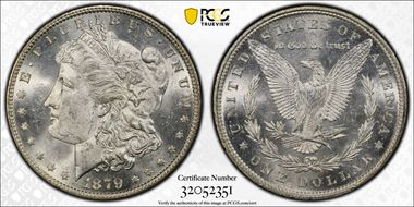 1879 $1 MS63