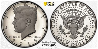 2015-S 50C First Strike PR70DCAM