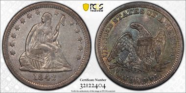 1842 25C XF45