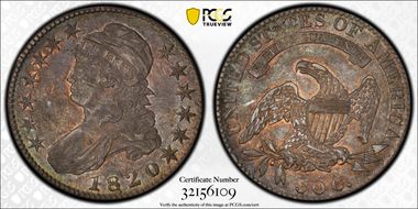 1820 50C O-105a AU53