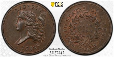 1793 1/2C C-3 MS65BN