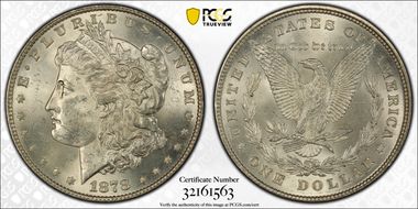 1878 8TF $1 VAM 16, Tripled Stars MS63