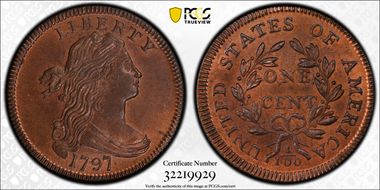 1797 1C Sheldon 135 MS66RB