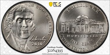 2010-D 5C Satin Finish SP69FS