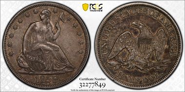 1858 50C WB-7, FS-302, MPD AU50