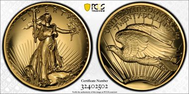2009 $20 Ultra High Relief MS69PL