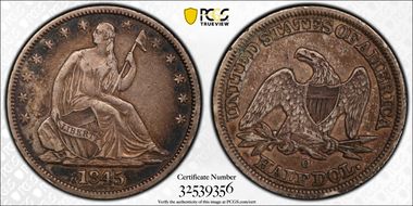 1845-O 50C WB-20 Large O XF40