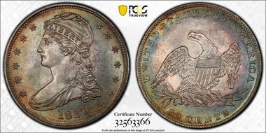 1837 50C GR-3 MS61