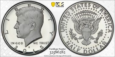 2015-S 50C Silver First Strike PR70DCAM
