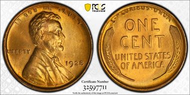 1928 1C MS64RD