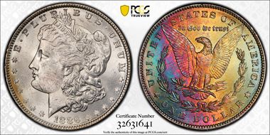 1886 $1 MS63+