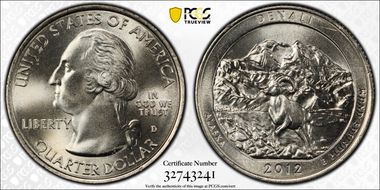 2012-D 25C Denali NP MS67