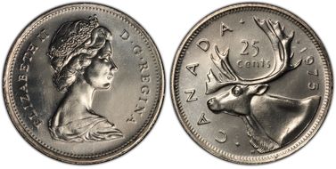 1975 25C MS66+
