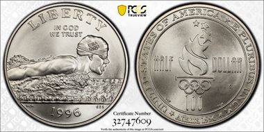 1996-S 50C Swimming MS70