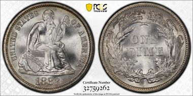 1883 10C MS68