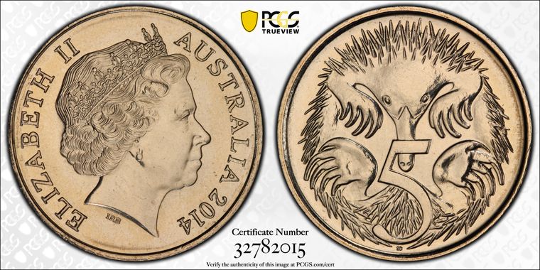 Cert 32782015 - Coin Image