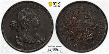 1802 1C S-233 MS63BN