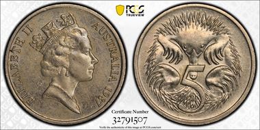 1987 5C High Echidna AU55