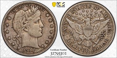 1911-D 25C VF25