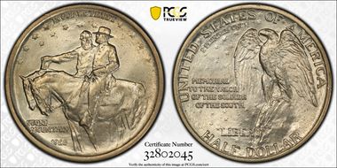 1925 50C Stone Mountain MS66