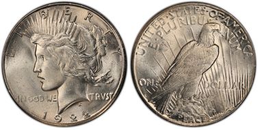 1922-S $1 MS62