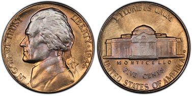 1946-D/D 5C MS66+ FS