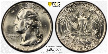 1960 25C Type B Reverse, FS-901 MS66