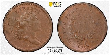 1794 1/2C C-9 MS60BN