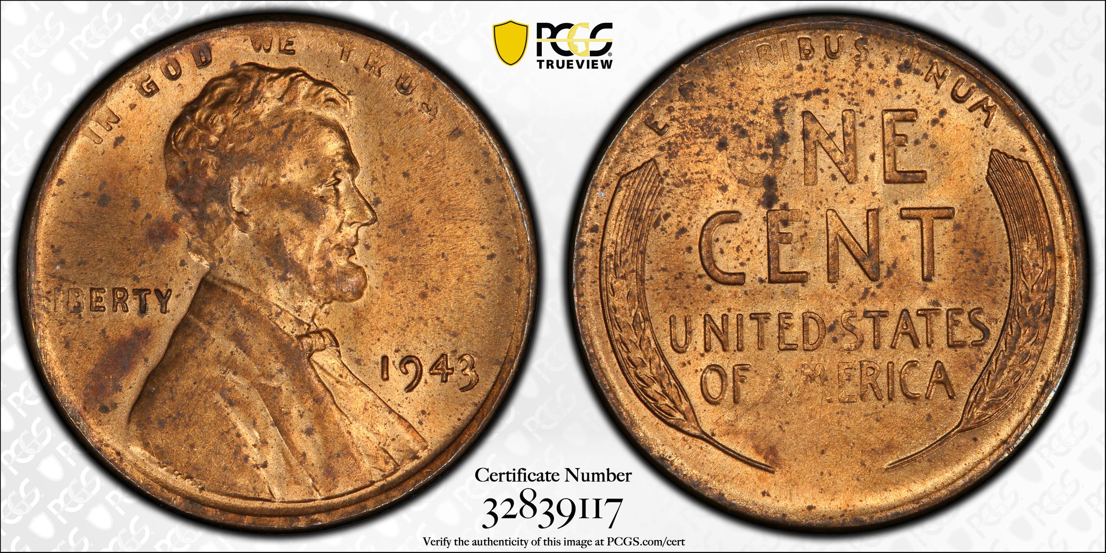 PCGS Certificate Verification Coin Details for Cert #32839117 PCGS Certificate Verification Coin Details for Cert #32839117