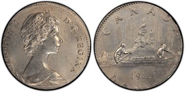 1981 $1 Voyageur MS64